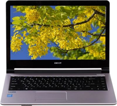 Лот: 8031302. Фото: 1. 14" Ноутбук DEXP Athena T106 серебристый... Ноутбуки