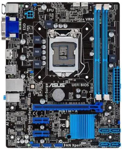 Лот: 4552550. Фото: 1. Мат.плата S1155 B75 Asus B75M-A... Материнские платы