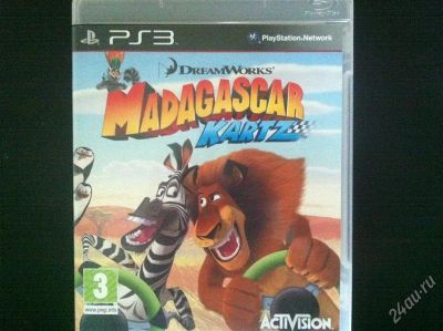 Лот: 1554911. Фото: 1. Игра для PS3 MADAGASCAR Kartz. Игры для консолей