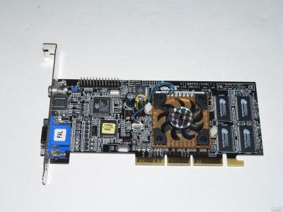 Лот: 18088787. Фото: 1. AGP 64Mb ASUS V7100PRO/T/P/64M... Видеокарты