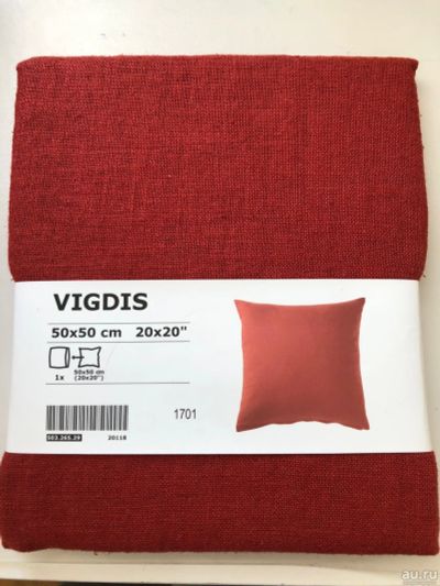 Лот: 16897227. Фото: 1. Vigdis Вигдис Чехол на подушку... Одеяла, подушки