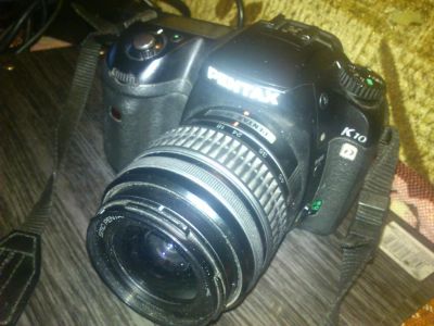 Лот: 4588018. Фото: 1. Pentax K10D+18-55mm. Цифровые зеркальные