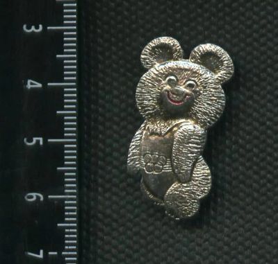 Лот: 6445589. Фото: 1. 1(№3103) значок мишка олимпийский... Памятные медали