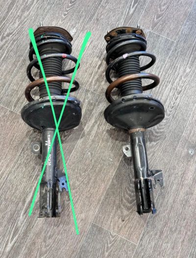 Лот: 24408967. Фото: 1. Стойка Toyota Harrier MCU30. Ходовая, подвеска, рулевое управление