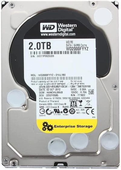 Лот: 19063030. Фото: 1. 2ТБ Жесткий диск Western Digital... Жёсткие диски (HDD)