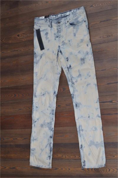Лот: 8425806. Фото: 1. Джинсы Krew CM bleached slim fit... Брюки, джинсы, шорты
