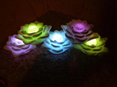 Лот: 3705058. Фото: 1. LED свеча "Лотос". Свечи