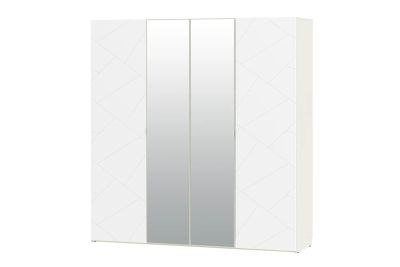 Лот: 25236345. Фото: 1. Шкаф 4-дверный комбинированный... Шкафы, шкафы-купе