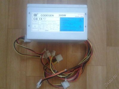 Лот: 2127688. Фото: 1. Блок питания CODEGEN 300W. Корпуса, блоки питания