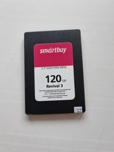 Лот: 19320494. Фото: 1. SSD 120gb Smartbuy Revival 3. SSD-накопители