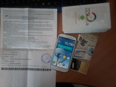 Лот: 3081803. Фото: 1. Samsung galaxy s3 (на гарантии... Смартфоны