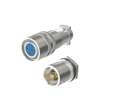 Лот: 25738455. Фото: 1. Авиационный разъем XS8 3pin. Разъёмы