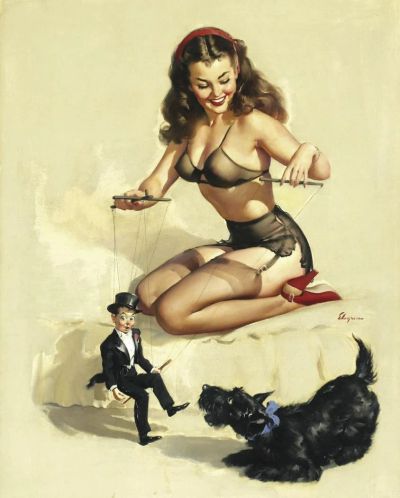 Лот: 4063112. Фото: 1. Постер (плакат) Pin-up USA # 35... Холсты чистые