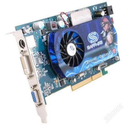 Лот: 1628495. Фото: 1. Видеокарта AGP Sapphire Radeon... Видеокарты