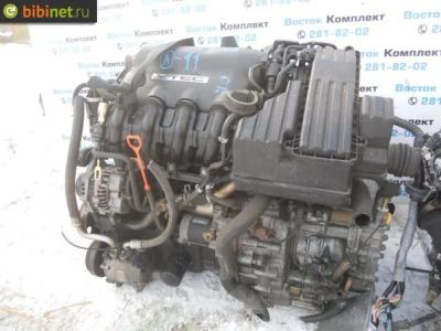 Лот: 8717946. Фото: 1. Двигатель L15A Honda FIT GD3. Двигатель и элементы двигателя