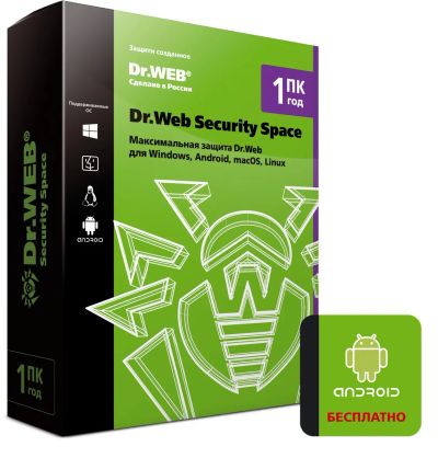 Лот: 25010490. Фото: 1. Антивирус Dr._Web® Security_Space... Офисные и специальные (CADы)