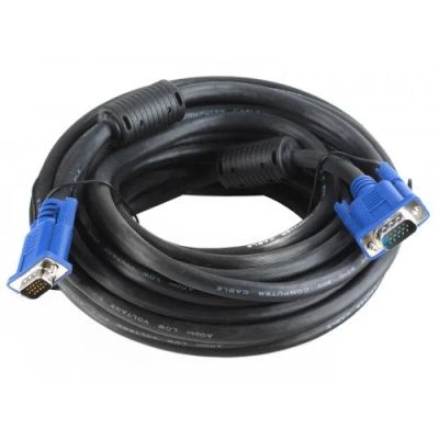 Лот: 10418713. Фото: 1. Кабель VGA - VGA 15 м, Aopen/Qust... Шлейфы, кабели, переходники