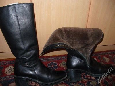 Лот: 615917. Фото: 1. Зимние сапоги 38р Нат.Мех и кожа... Сапоги