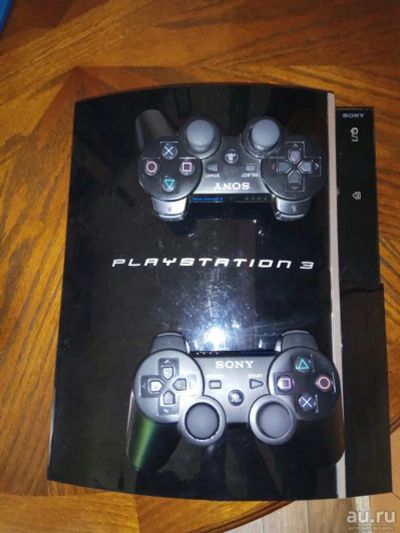 Лот: 9519650. Фото: 1. PlayStation 3, PS3 Fat, 2 Джойстика... Игровые приставки, консоли