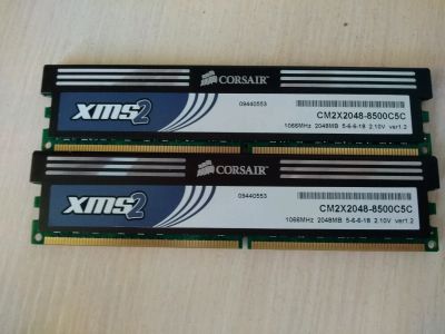 Лот: 12025028. Фото: 1. Corsair DDR2 2GB 1066MHz. Оперативная память