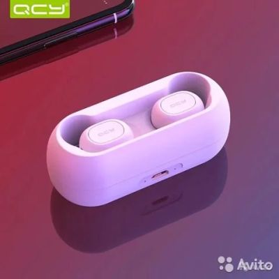 Лот: 16400883. Фото: 1. Беспроводные наушники Xiaomi QCY-T1... Наушники, гарнитуры