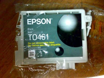 Лот: 120199. Фото: 1. Картридж EPSON T0461 черный. Картриджи, расходные материалы