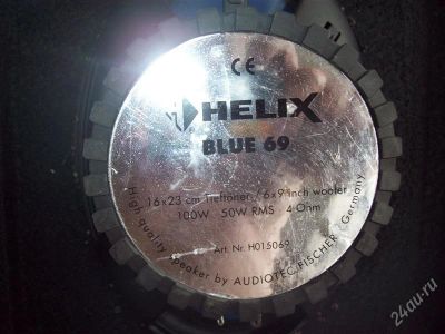Лот: 1937491. Фото: 1. Динамики Helix 69 blue. Акустика автомобильная