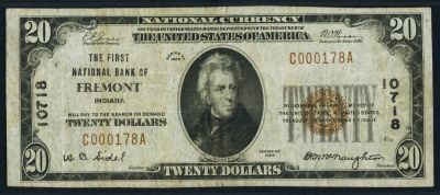 Лот: 16921291. Фото: 1. 20 долларов США 1929 г. Америка