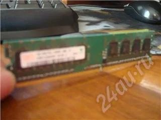 Лот: 329213. Фото: 1. Оперативочка DDR 2/1Gb 1rx8 PC2-6400U-12... Оперативная память