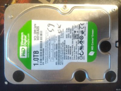 Лот: 12802295. Фото: 1. Жесткий диск 1ТБ Western Digital... Жёсткие диски (HDD)