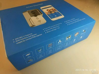 Лот: 10295250. Фото: 1. WiFi Видеоглазок. Домофонные системы