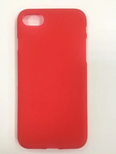 Лот: 10978590. Фото: 1. Чехол iPhone 7/ 8 Силикон Красный... Чехлы, бамперы