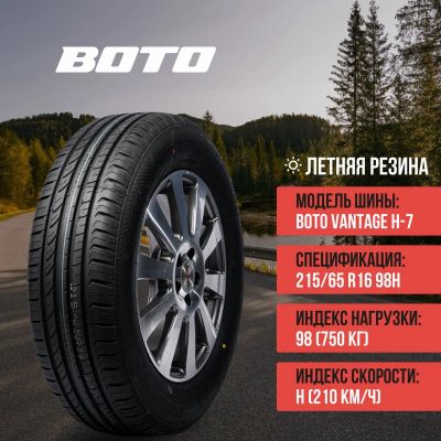 Лот: 21048111. Фото: 1. Шины BOTO VANTAGE H-7 225/45R17... Шины