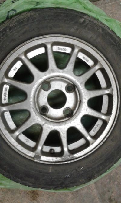 Лот: 6967444. Фото: 1. Литье Nissan 15" с летней резиной. Шины на дисках