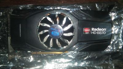 Лот: 10991681. Фото: 1. Sapphire Radeon HD 6870 1gb 256bit. Видеокарты