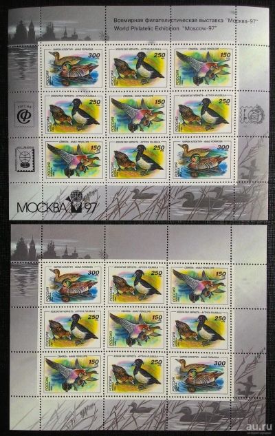Лот: 13534658. Фото: 1. 1994, 1 июля. Утки. 2 МЛ. Марки
