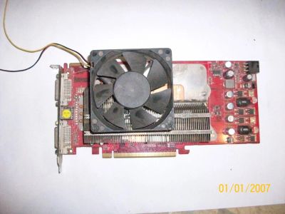Лот: 5206768. Фото: 1. Видеокарта Radeon X1950Pro 512Mb... Видеокарты