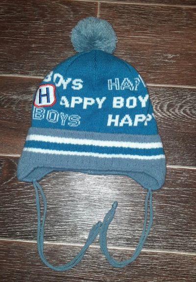 Лот: 15680754. Фото: 1. Детская демисезонная шапка "Happy... Головные уборы