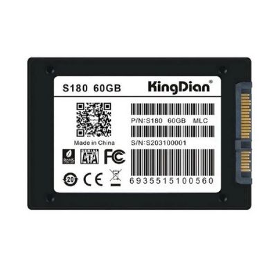 Лот: 10194774. Фото: 1. Новый SSD KingDian 60GB. SSD-накопители