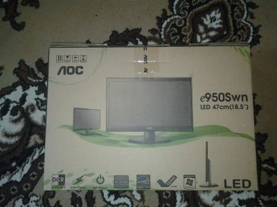 Лот: 4052066. Фото: 1. Новый монитор 19'' AOC e950Swn. ЖК-мониторы