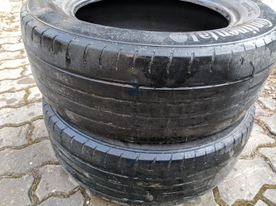 Лот: 17492588. Фото: 1. Летняя резина 215 60 R16 Continental... Шины