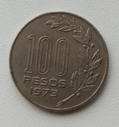 Лот: 16398109. Фото: 1. 100 песо Уругвай 1973. Америка