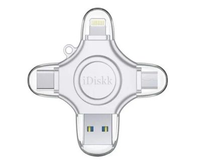 Лот: 19436140. Фото: 1. USB Flash iDiskk MFI 8pin/micro... USB хабы