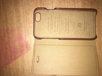 Лот: 11922652. Фото: 1. Кожаный чехол на iPhone 6. Чехлы, бамперы