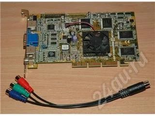 Лот: 245920. Фото: 1. ASUS V6800 GeForce256 64Mb, In... Видеокарты