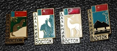 Лот: 3486373. Фото: 1. Серия значков Дальний Восток... Сувенирные