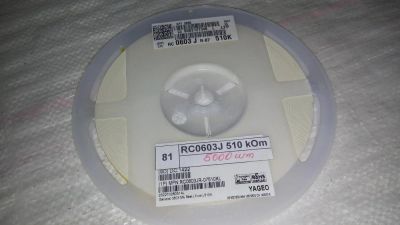 Лот: 9446328. Фото: 1. Резистор ЧИП SMD 0603 5% RC0603J... Резисторы