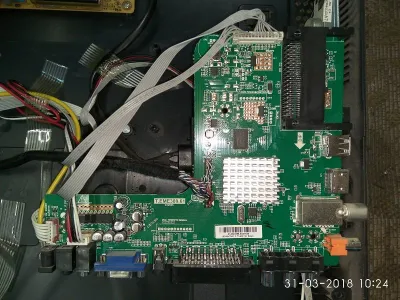Лот: 20126755. Фото: 1. T.EME380.61 tv DNS 24AE7000 panel... Запчасти для телевизоров, видеотехники, аудиотехники