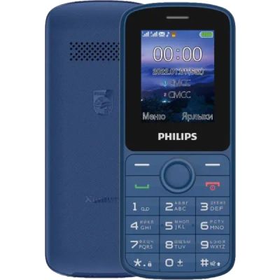 Лот: 22221955. Фото: 1. Телефон Philips Xenium E2101 Синий. Кнопочные мобильные телефоны