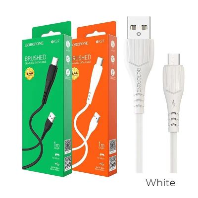 Лот: 22150269. Фото: 1. Кабель BOROFONE microUSB BX-37... Дата-кабели, переходники